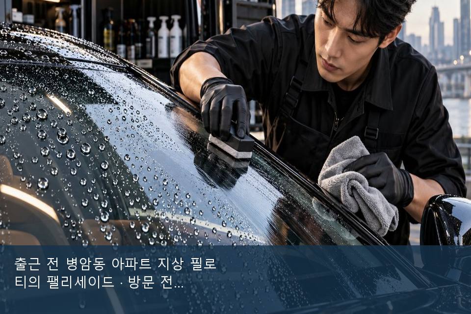 출근 전 병암동 아파트 지상 필로티의 팰리세이드 · 방문 전에 확인한 것